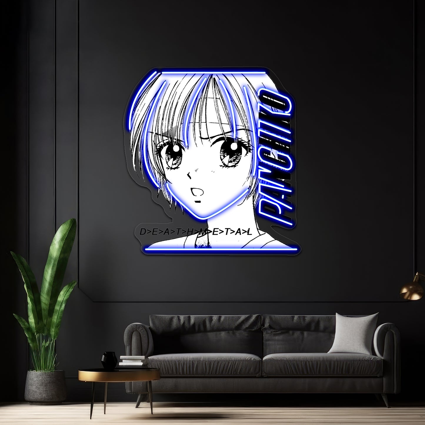 Panchiko Album Art Transparent Artwork Neon Wall Sign