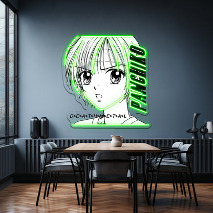 Panchiko Album Art Transparent Artwork Neon Wall Sign