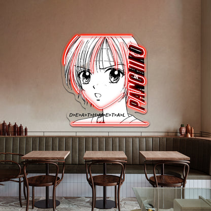 Panchiko Album Art Transparent Artwork Neon Wall Sign