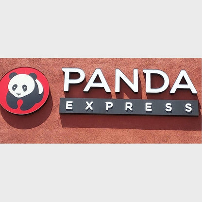 Panda Express 3D Frontlit And Backlit Channel Letter Led Light Sign - Shineneon