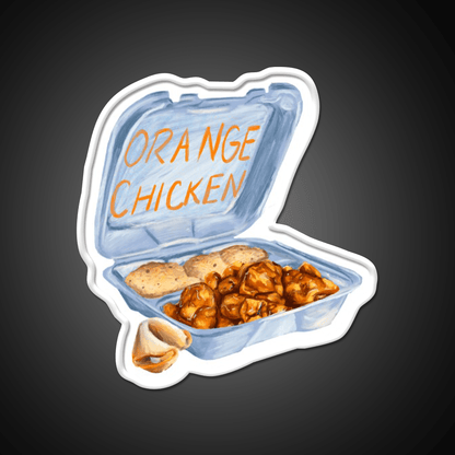 Panda Express Orange Chicken Fast Food Led Neon Sign For Burger Place Rgb Color - Shineneon