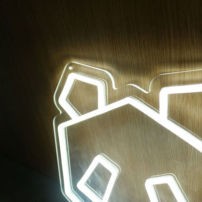 Panda Head Yellow Led Neon Sign - Shineneon