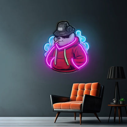 Panda Hoodie Led Neon Sign Light Custom Led Signs - Shineneon