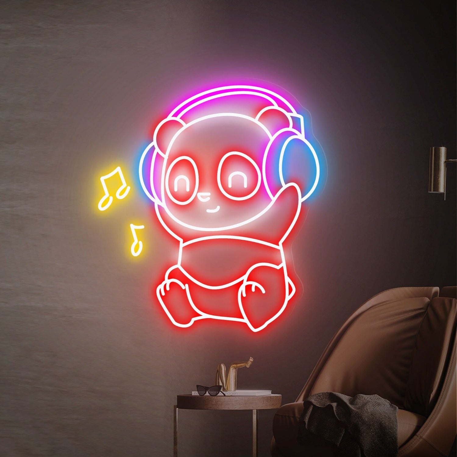 Panda Led Neon Sign Cute Panda Wall Art Light | Shineneon