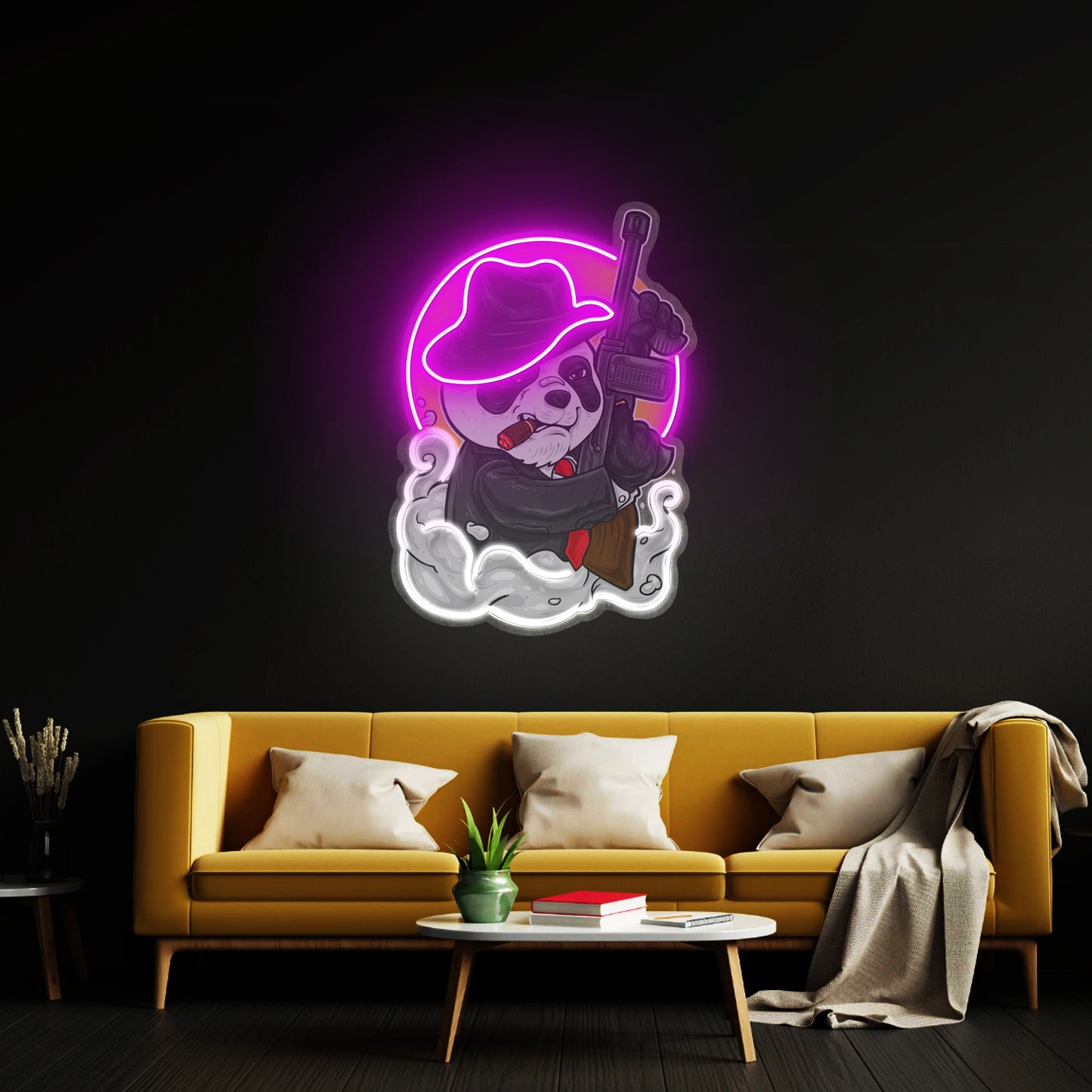 Panda Mafia Led Neon Sign Light Custom Led Signs