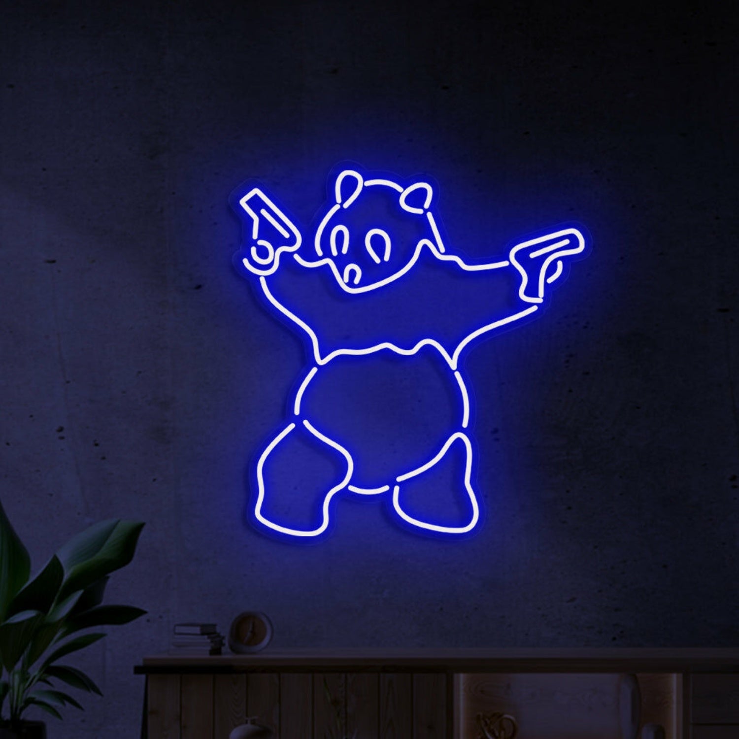 Panda Neon Adorable Glow For Wildlife Lovers - Shineneon