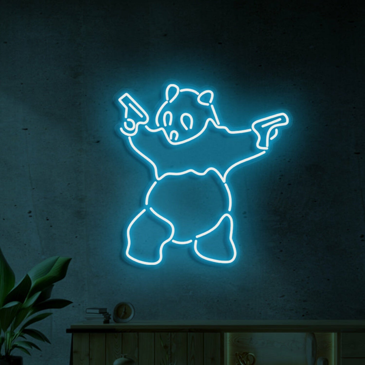 Panda Neon Adorable Glow For Wildlife Lovers - Shineneon