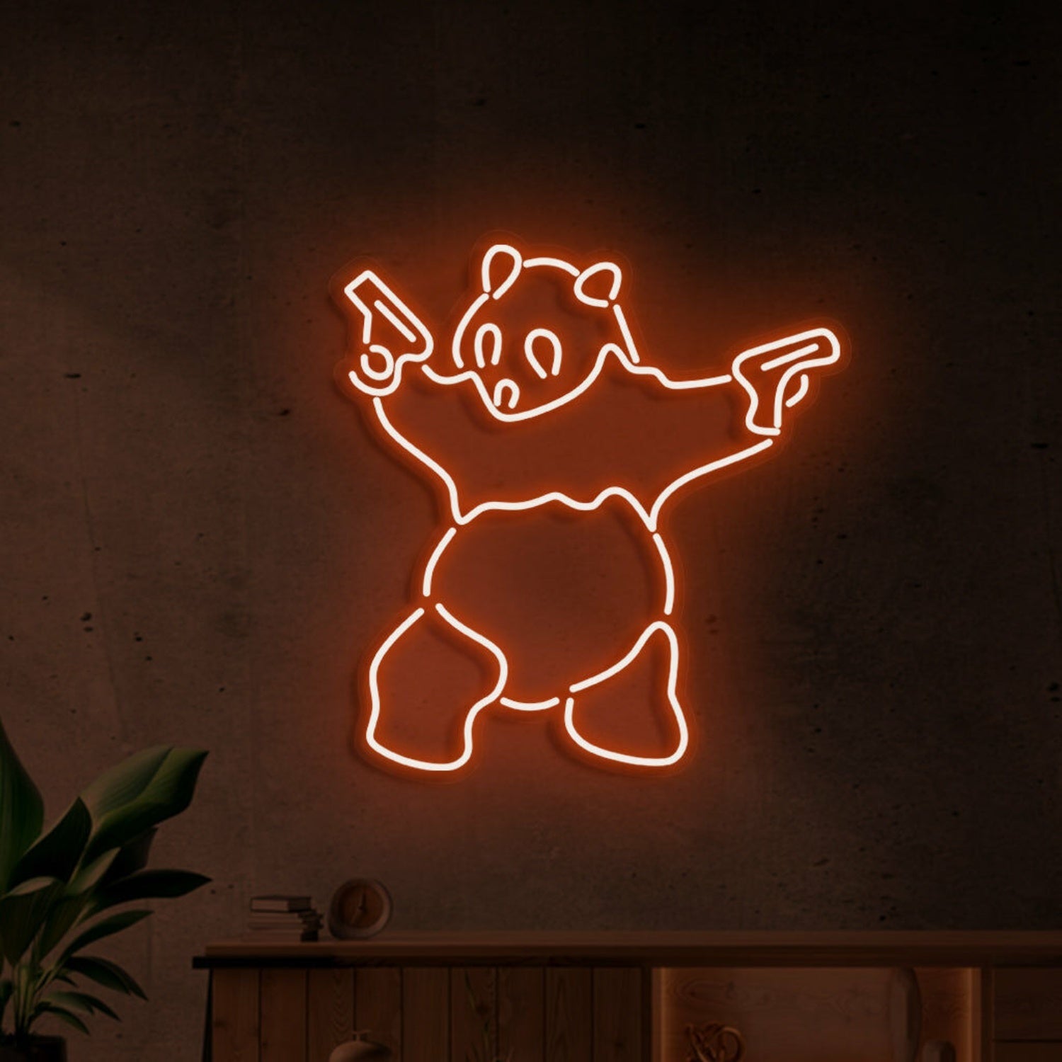 Panda Neon Adorable Glow For Wildlife Lovers - Shineneon