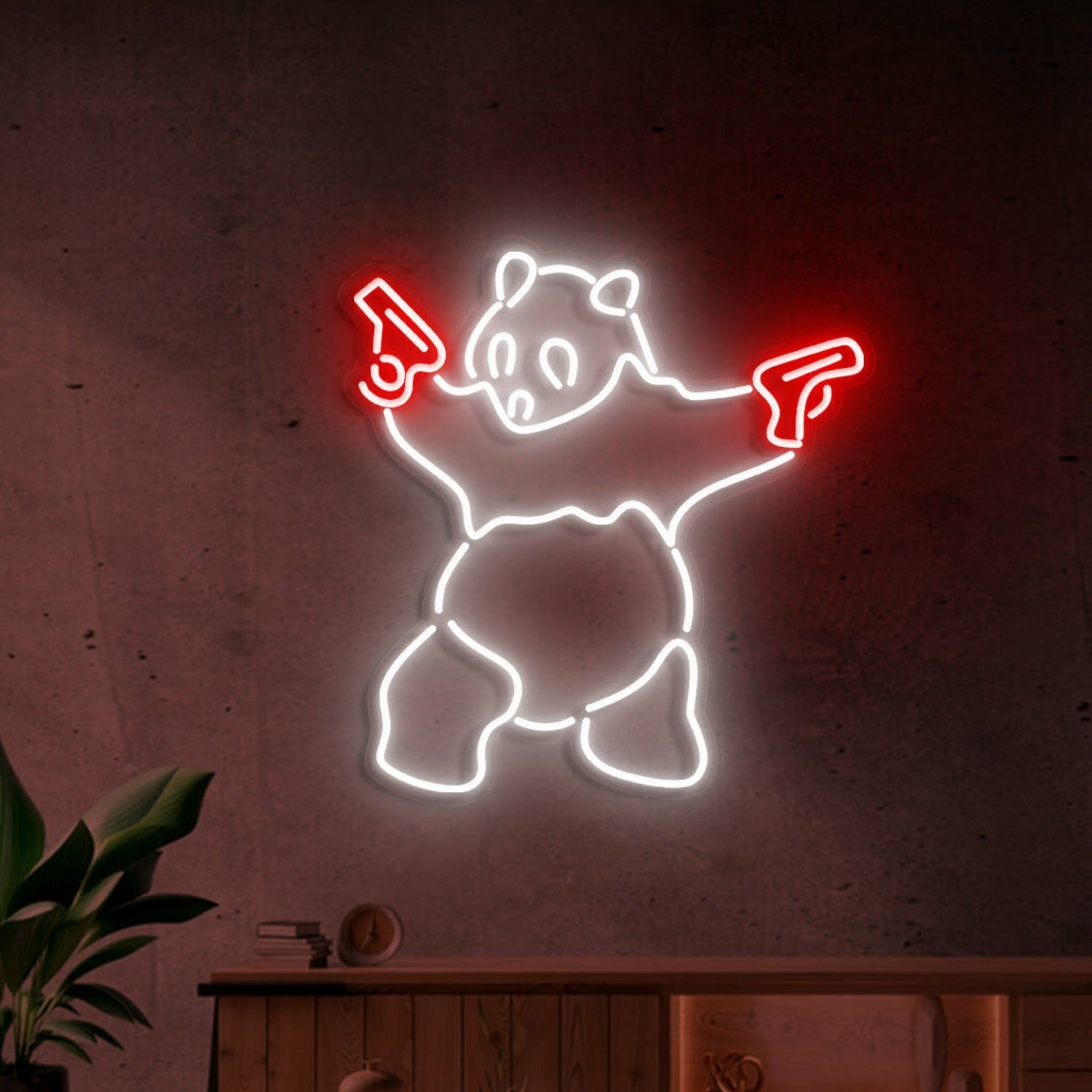 Panda Neon Adorable Glow For Wildlife Lovers - Shineneon