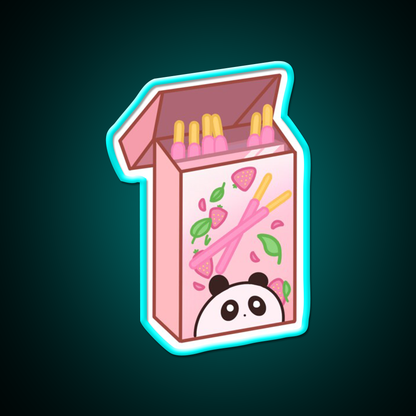 Panda Pocky Led Neon Sign Chinese Food Rgb Color