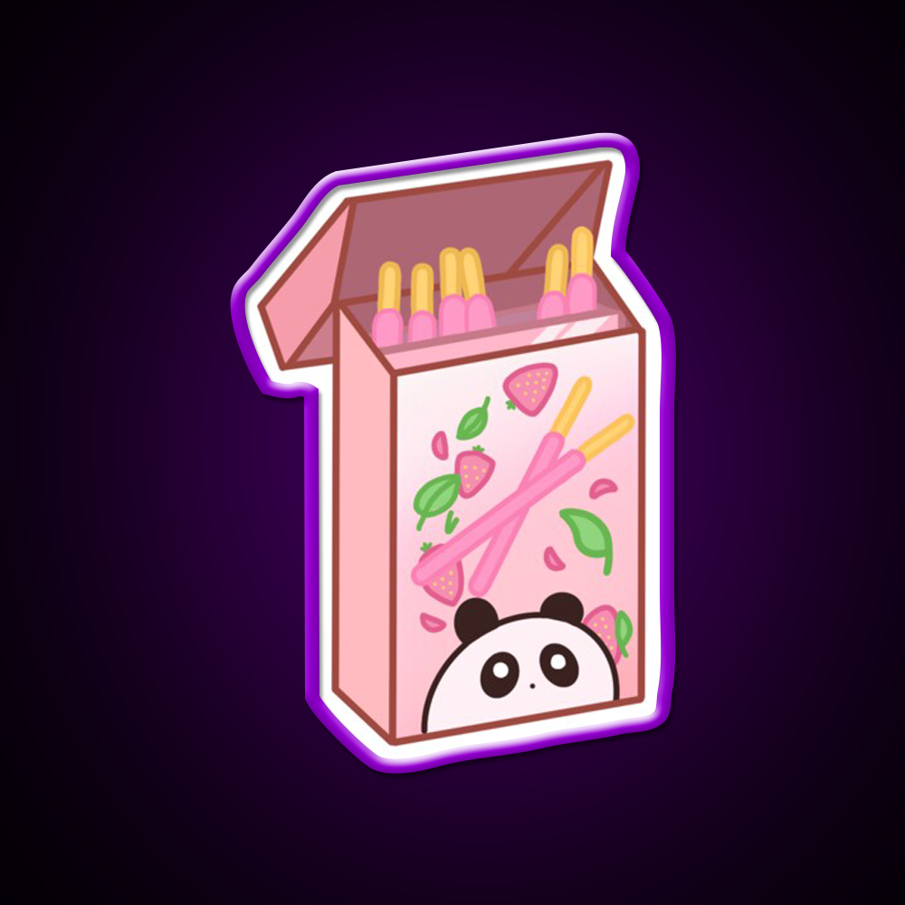 Panda Pocky Led Neon Sign Chinese Food Rgb Color