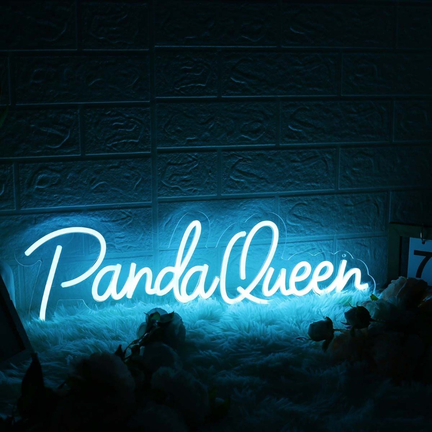 Panda Queen Blue Led Neon Sign - Shineneon