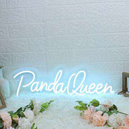 Panda Queen Blue Led Neon Sign - Shineneon