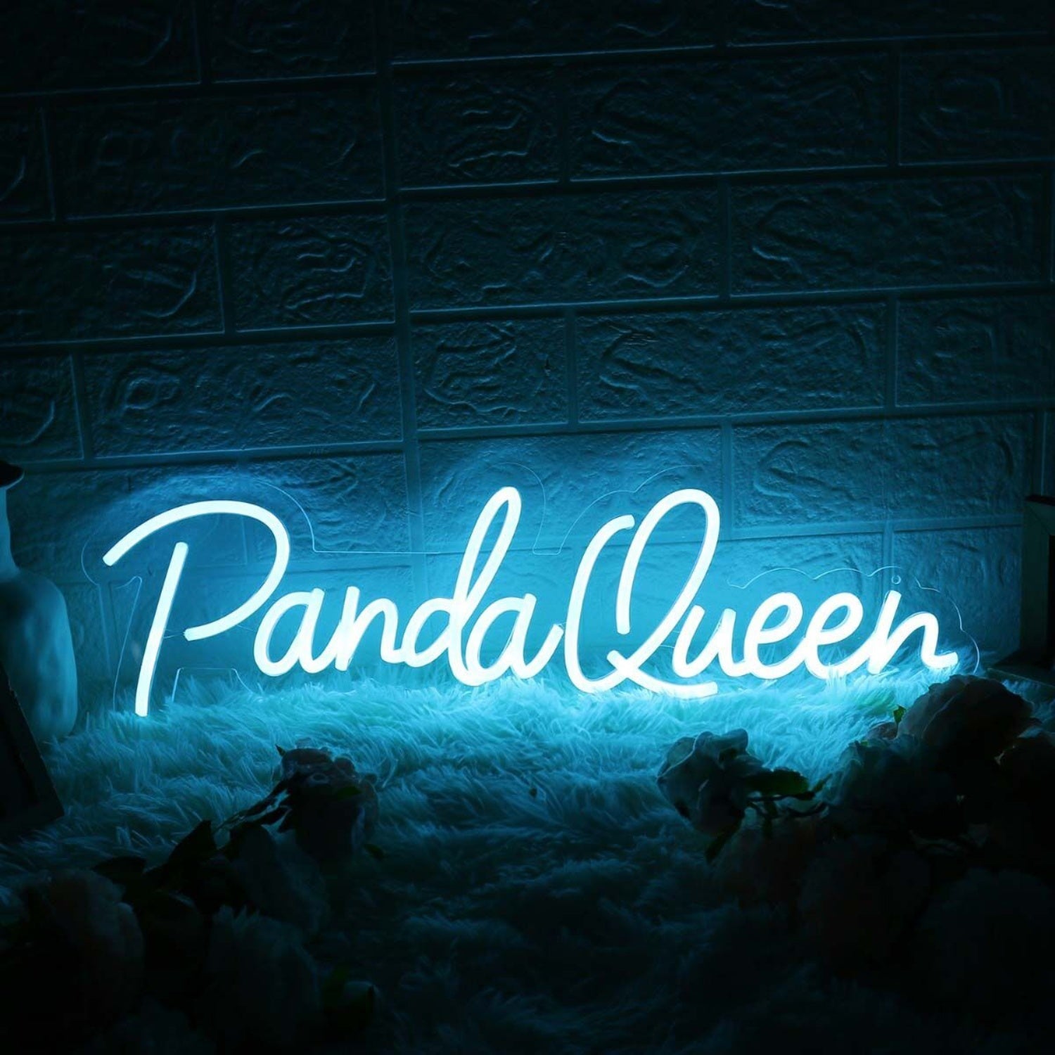 Panda Queen Blue Led Neon Sign - Shineneon