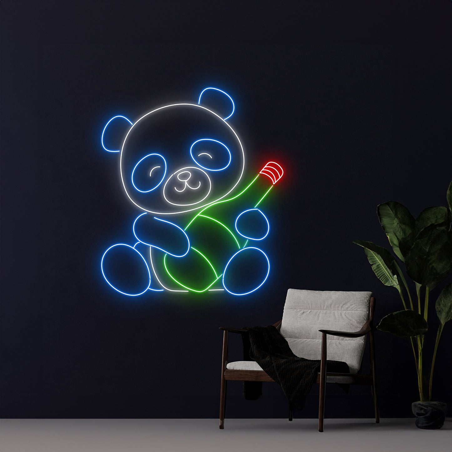 Panda Soju Neon Sign