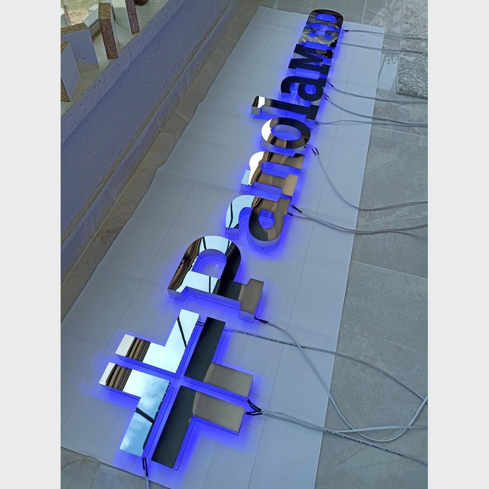 Panolamed With Logo 3D Backlit Channel Letters Led Light Sign - Shineneon