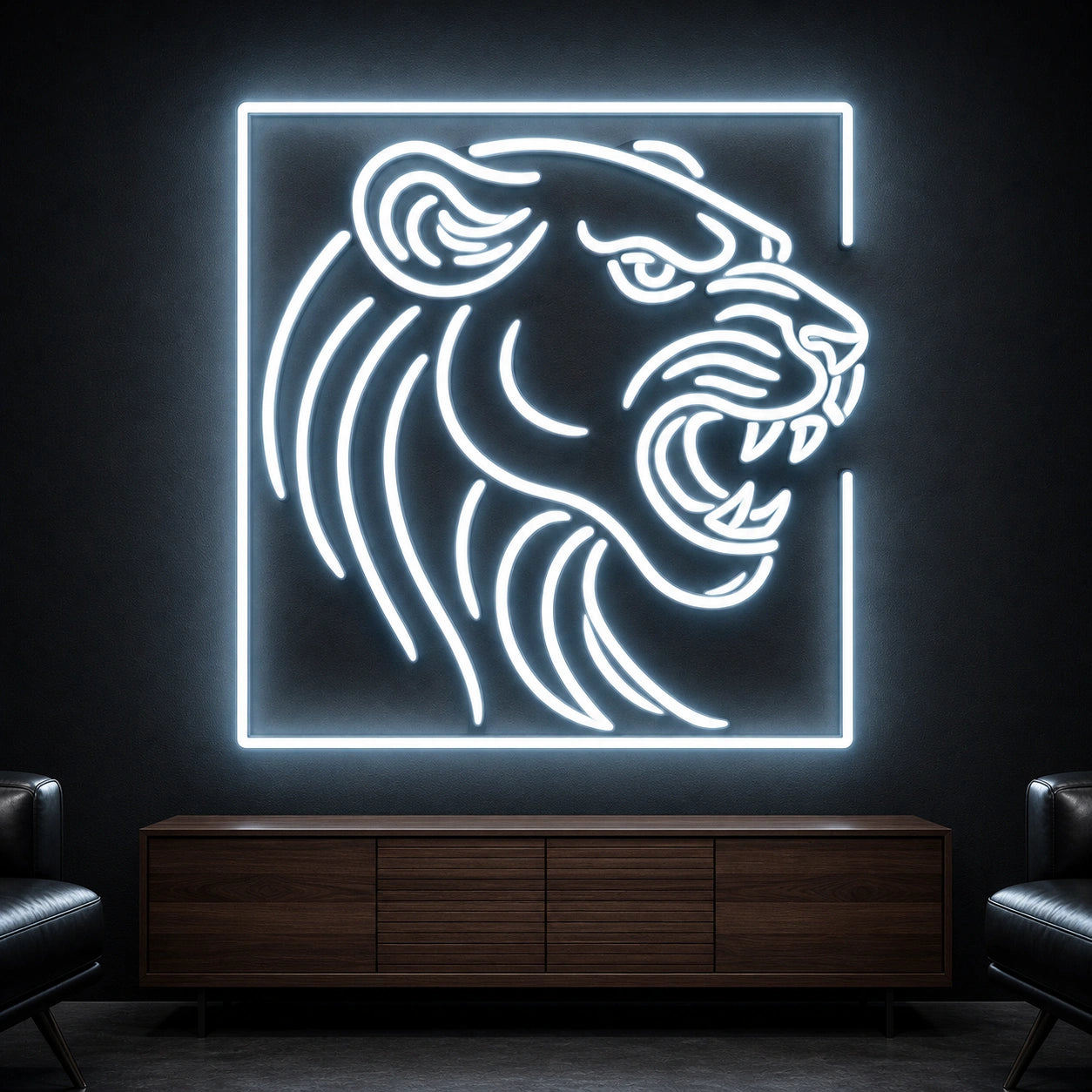 Panther Head LED Neon Sign Garage Man Cave Neon Sign high-converting product image