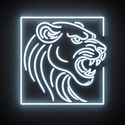 Panther Head LED Neon Sign Garage Man Cave Neon Sign main product image