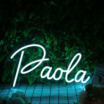 Paola Blue Blue Led Neon Sign - Shineneon