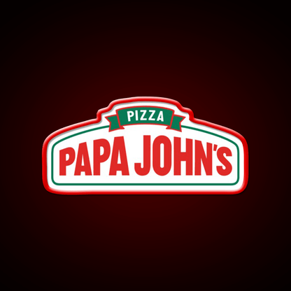 Papa John Pizza Restaurant New Fast Food Led Neon Sign For Burger Place Rgb Color - Shineneon