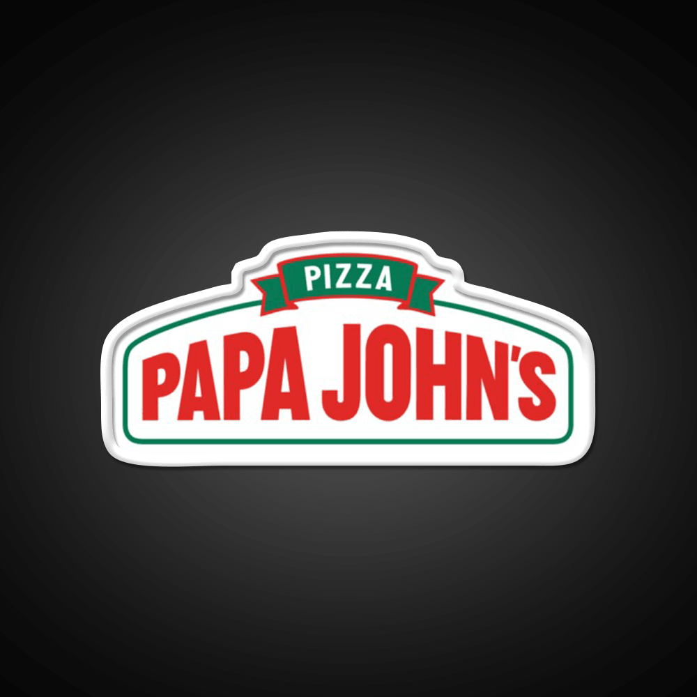 Papa John Pizza Restaurant New Fast Food Led Neon Sign For Burger Place Rgb Color - Shineneon