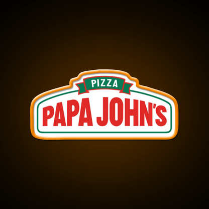 Papa John Pizza Restaurant New Fast Food Led Neon Sign For Burger Place Rgb Color - Shineneon