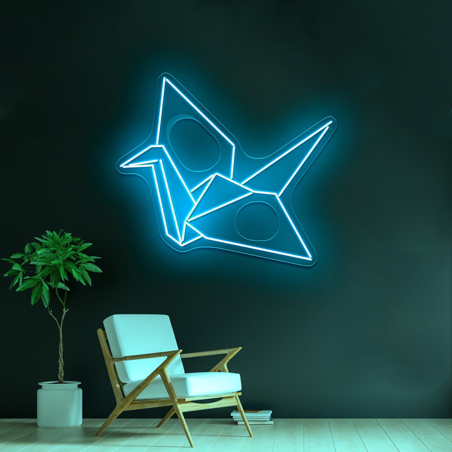 Paper Crane Wall Artwork Neon Signs