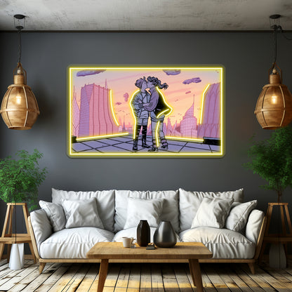 Paper Girls Lgbt Art Wall Artwork Neon Signs