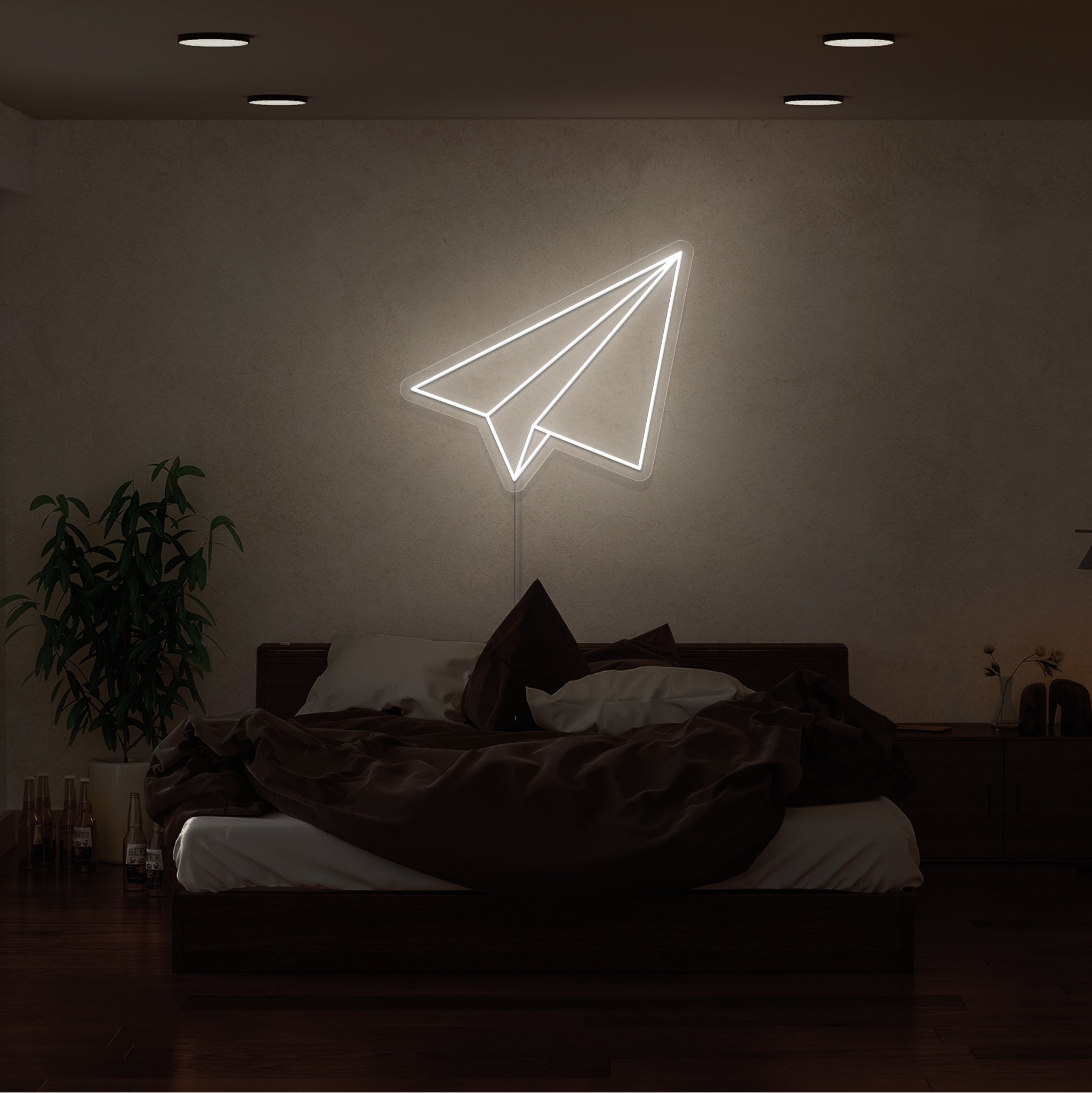 Paper Plane Led Neon Sign | Shineneon
