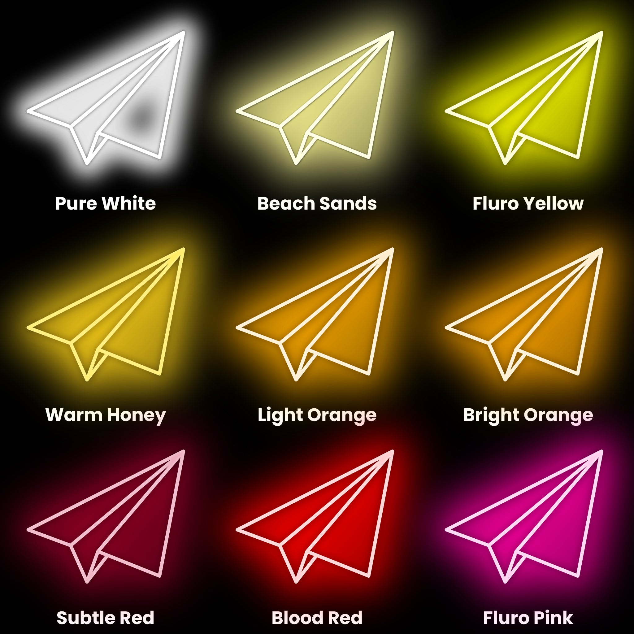 Paper Plane Led Neon Sign | Shineneon