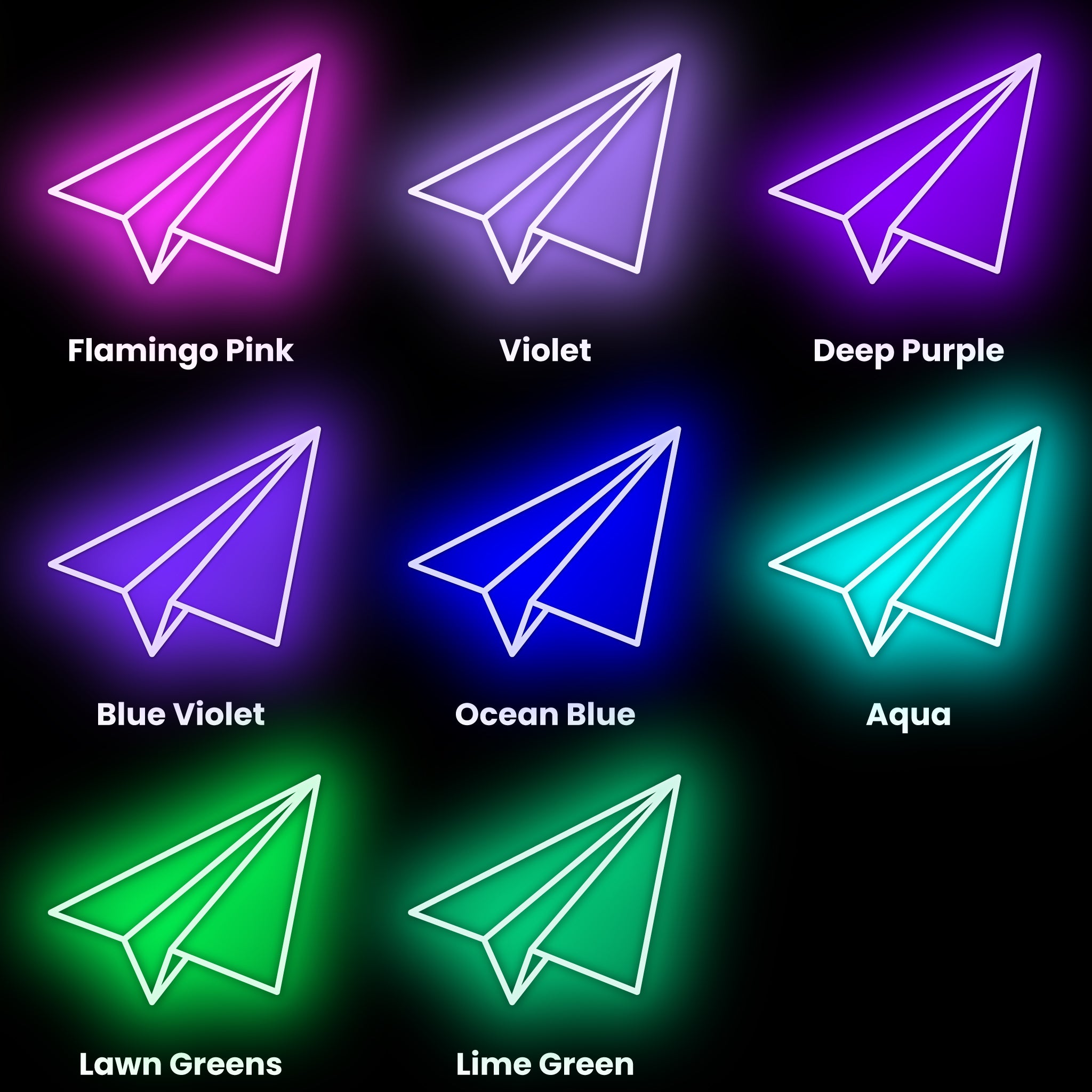 Paper Plane Led Neon Sign | Shineneon