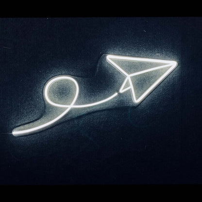 Paper Plane Led Neon Sign For Home Decor | Shineneon