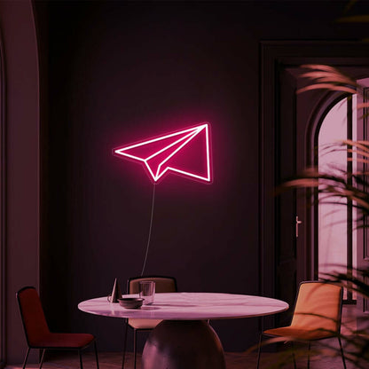 Paper Plane Led Neon Sign For Wall Decor | Shineneon