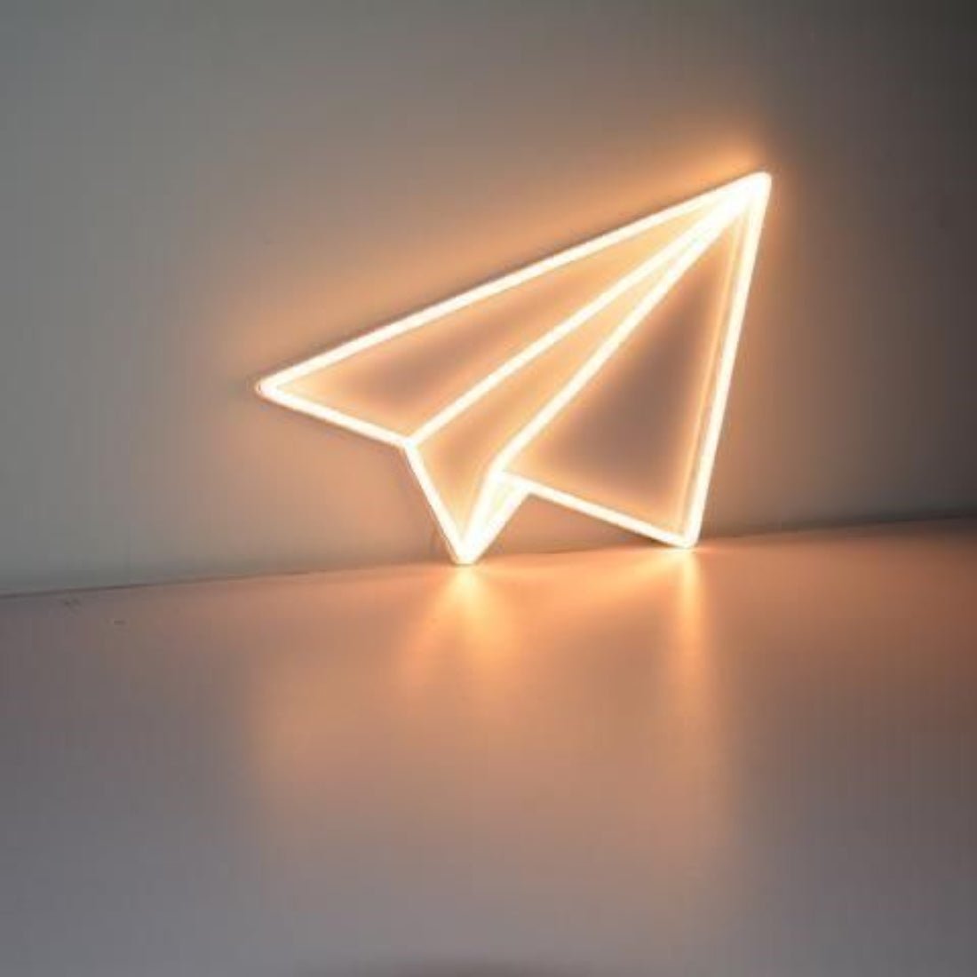 Paper Plane Led Sign Business Neon Sign - Shineneon