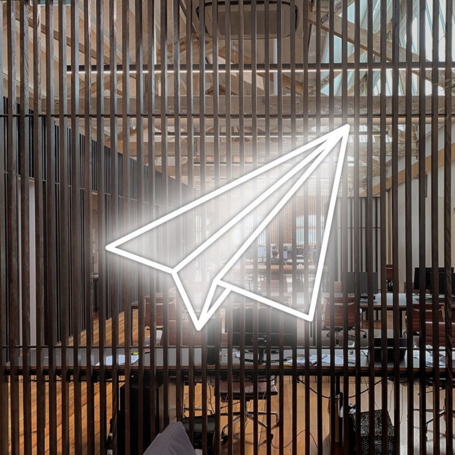 Paper Plane Neon Sign For Fun And Whimsical Decor | Shineneon