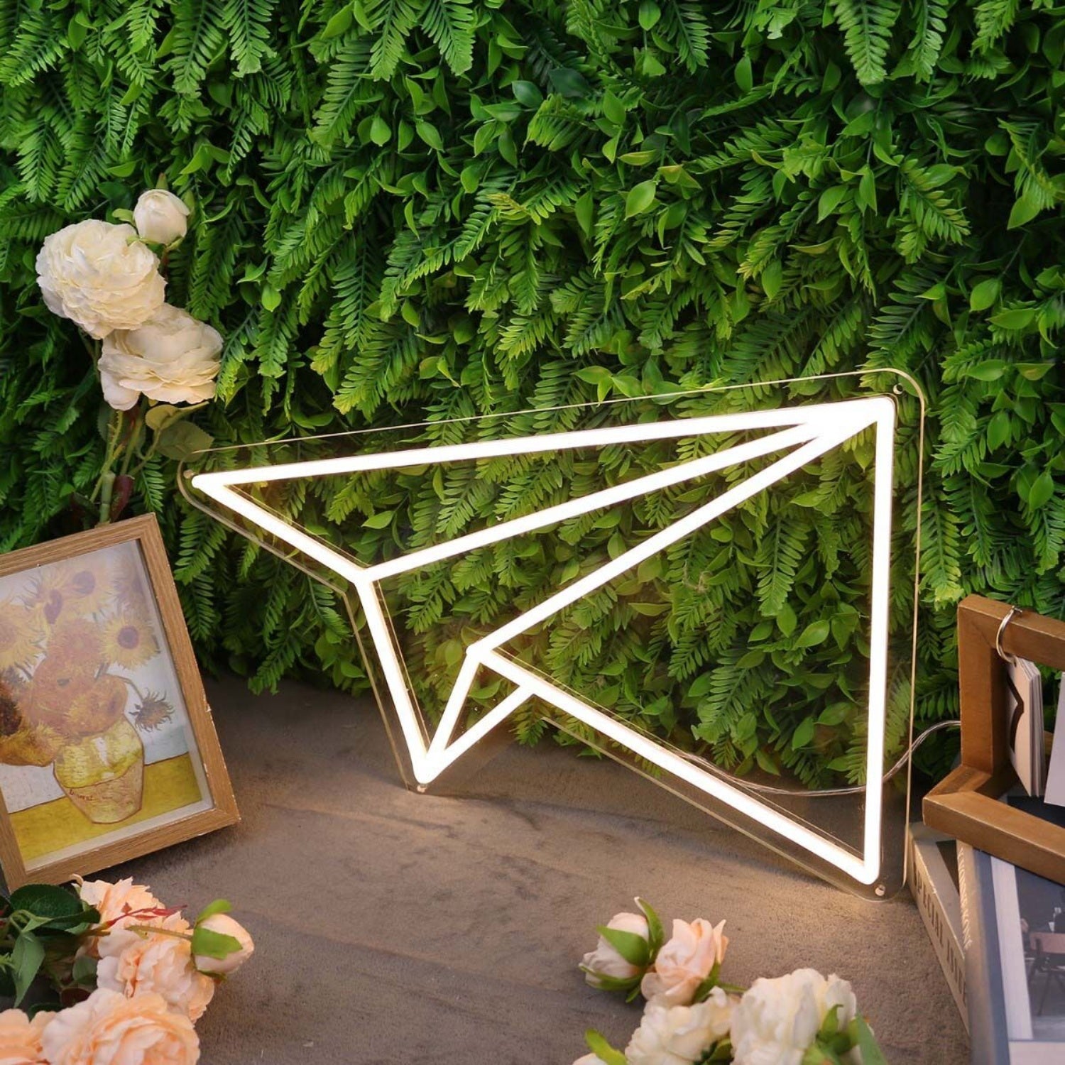 Paper Plane Yellow Led Neon Sign - Shineneon
