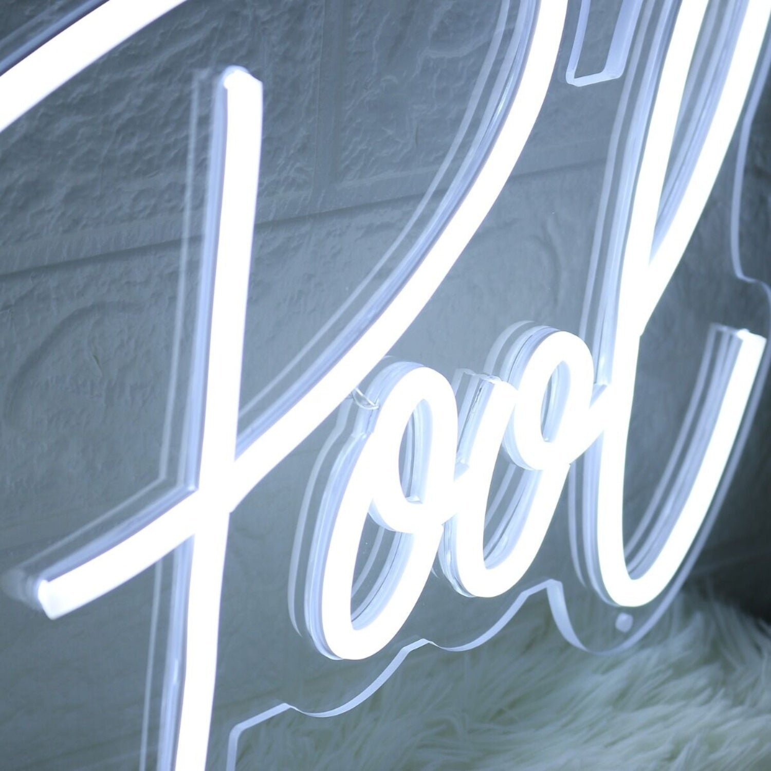 Pappys Pool White Led Neon Sign - Shineneon