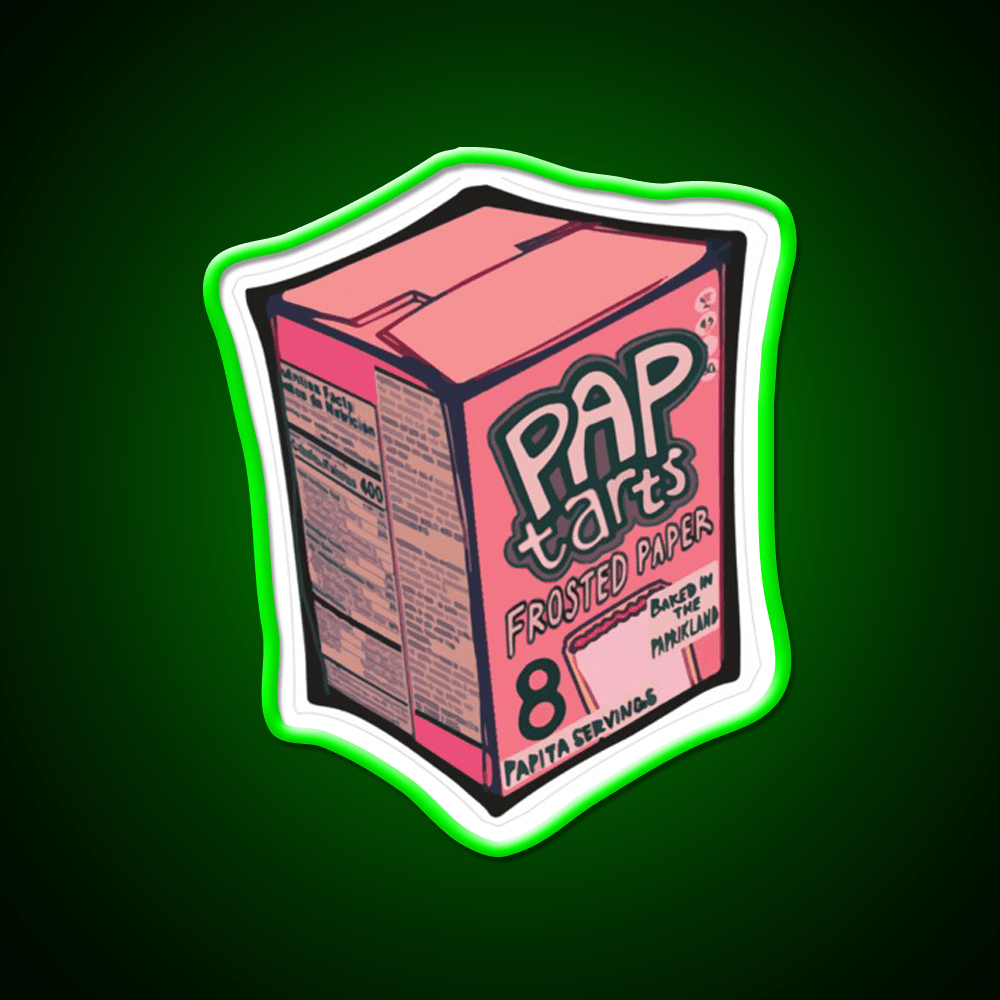 Paptarts Snack Food Led Neon Sign Rgb Color - Shineneon