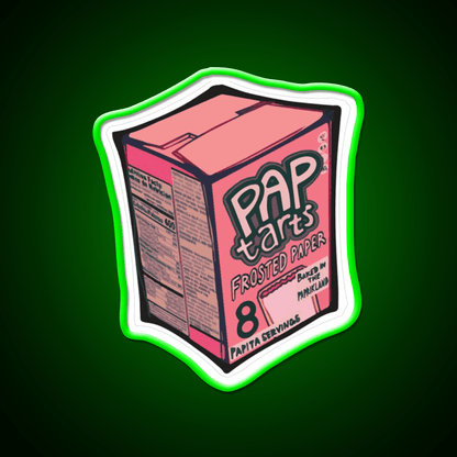 Paptarts Snack Food Led Neon Sign Rgb Color - Shineneon