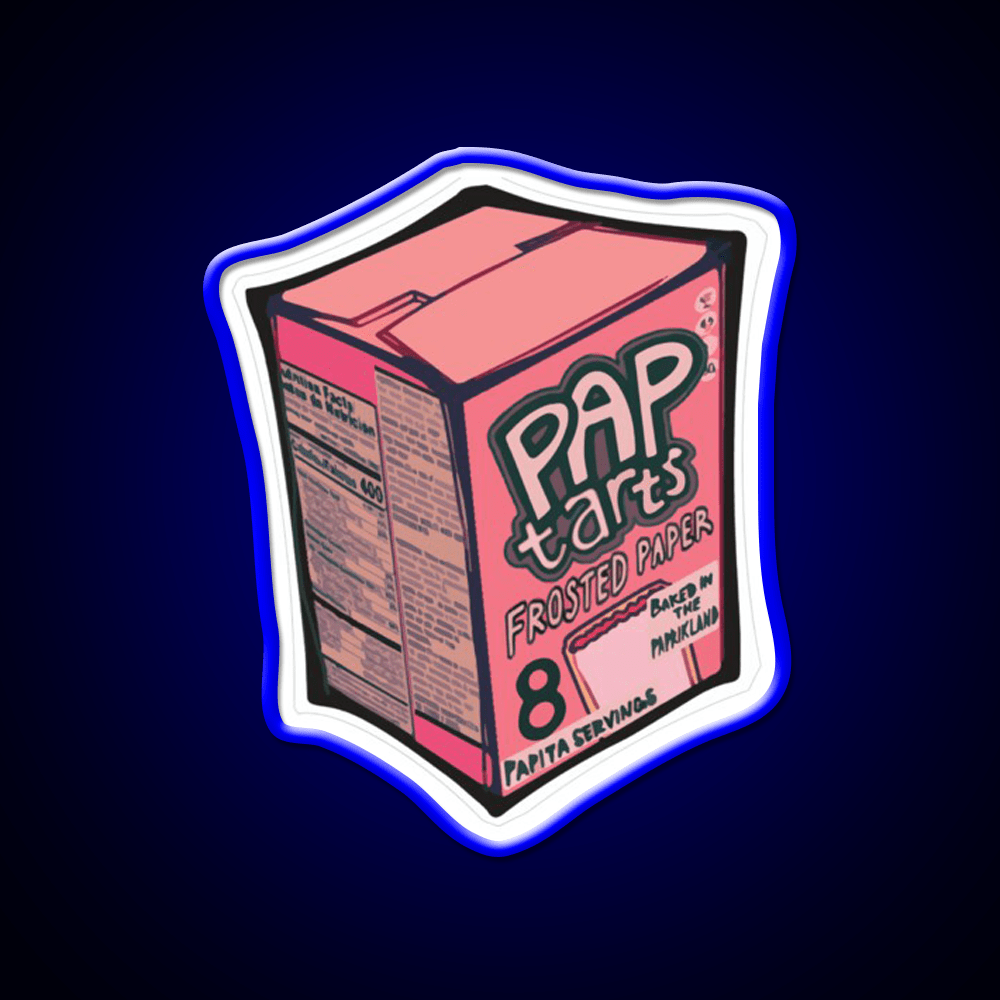 Paptarts Snack Food Led Neon Sign Rgb Color - Shineneon