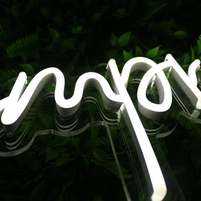 Para Siempre White Led Neon Sign | Shineneon