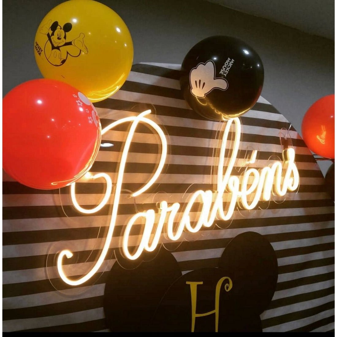 Parabens Portuguese Congratulations Party Led Sign Business Neon Sign - Shineneon