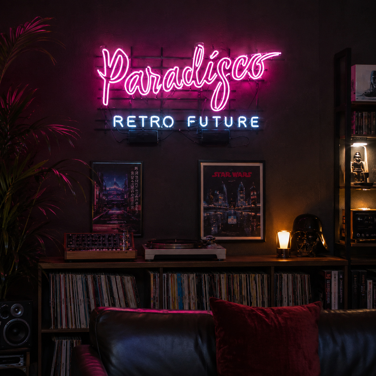 Paradisco Retro Future LED Neon Sign - 04 Size Image