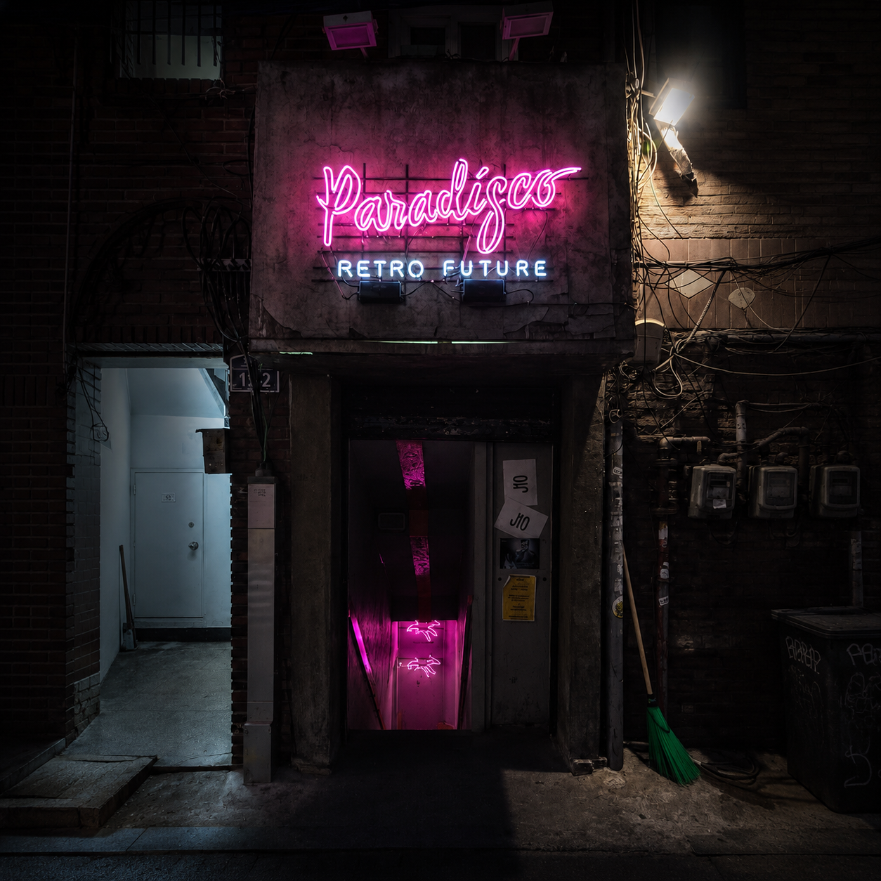 Paradisco Retro Future LED Neon Sign - 05 Color Grid