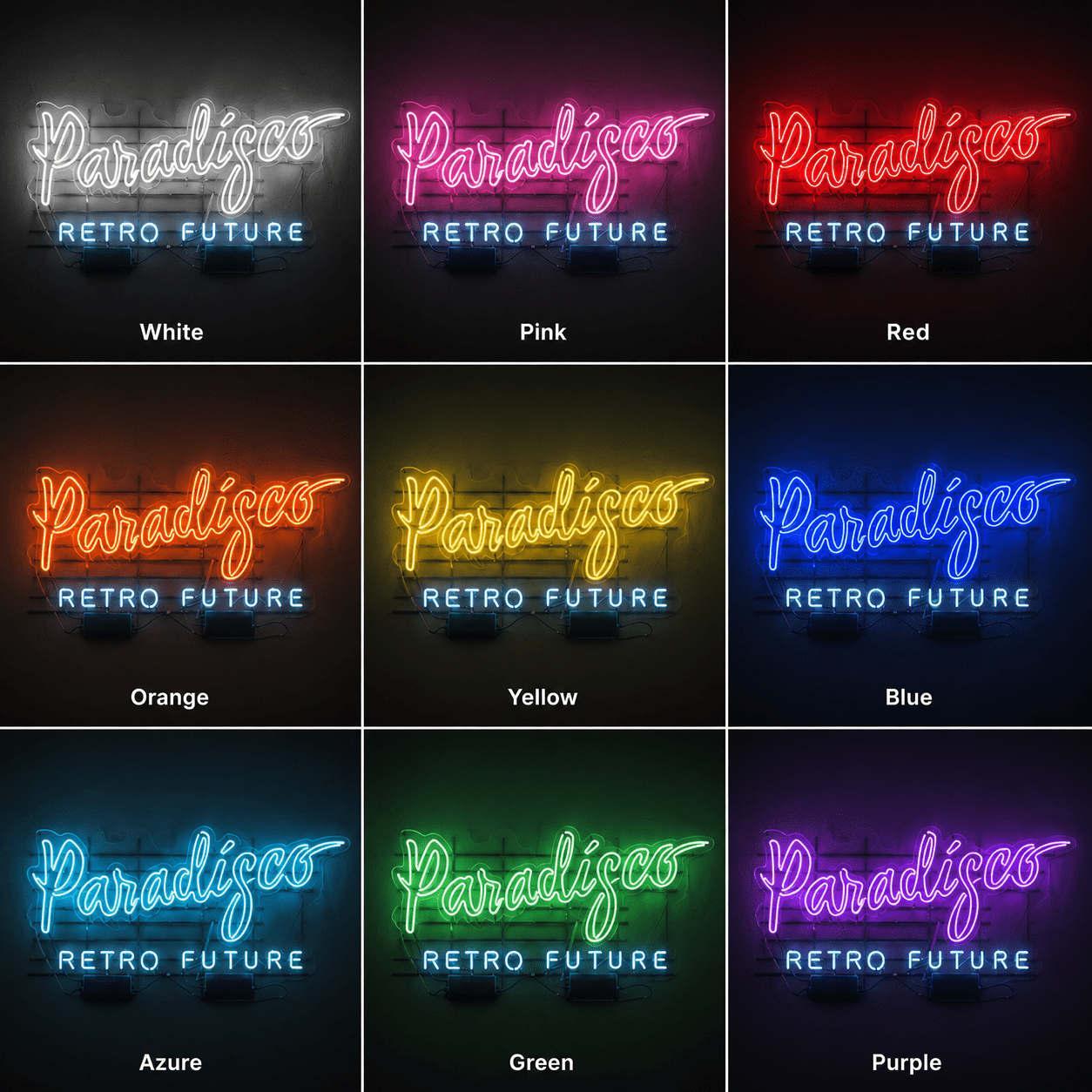 Paradisco Retro Future LED Neon Sign - Shineneon
