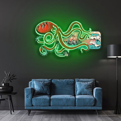 Paradise In A Bottle Neon X Acrylic Artwork - Shineneon