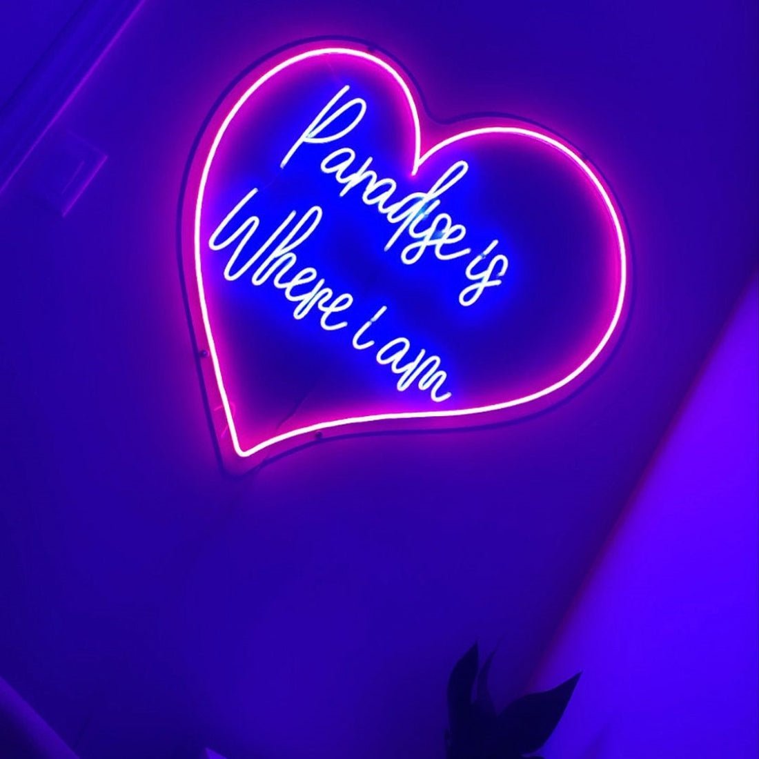 Paradise Is Where I Am Led Sign Business Neon Sign - Shineneon