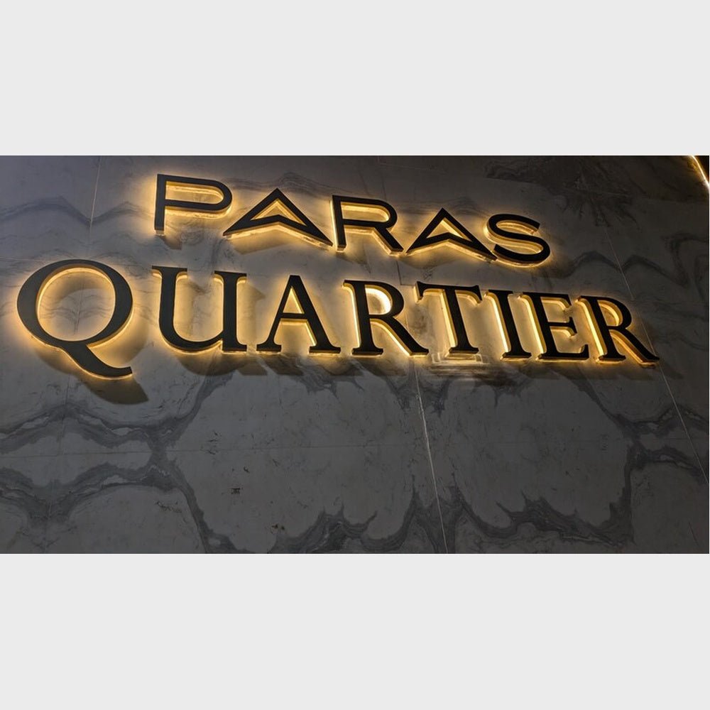 Paras Quartier 3D Backlit Channel Letters Led Light Sign - Shineneon