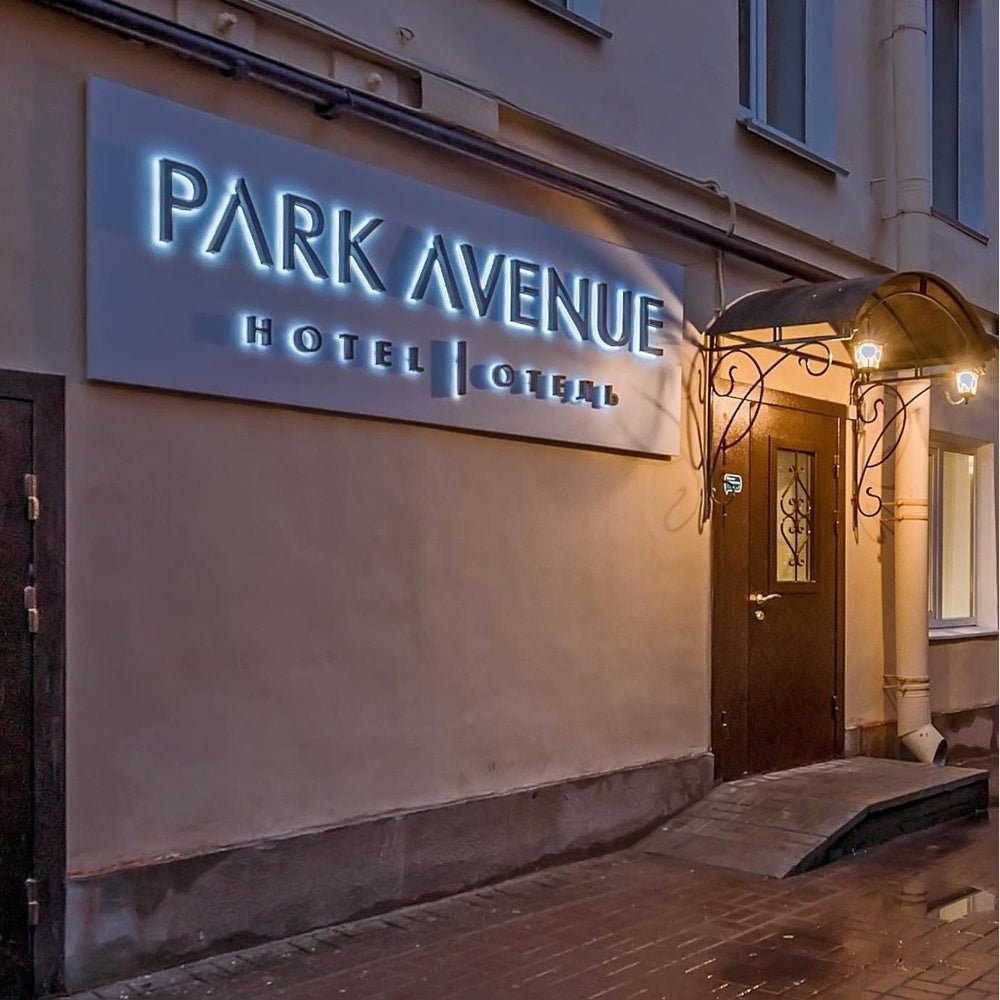 Park Avenuehotel 3D Backlit Letters Business Metal Led Sign - Shineneon