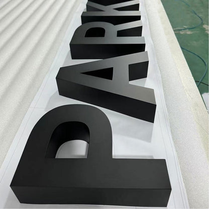Parking Zones 3D Backlit Channel Letters Led Light Sign